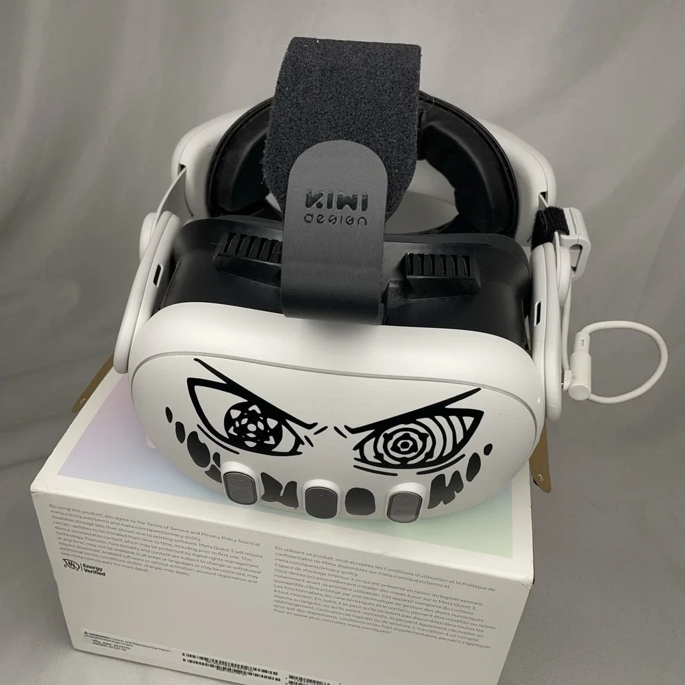 Meta Oculus Quest 3 VR Headset 128GB Starter Kit Battery Strap Lens Protectors